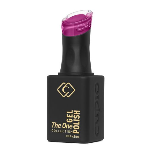 Flasche mit Cupio Gel Polish aus der The One Collection in lila