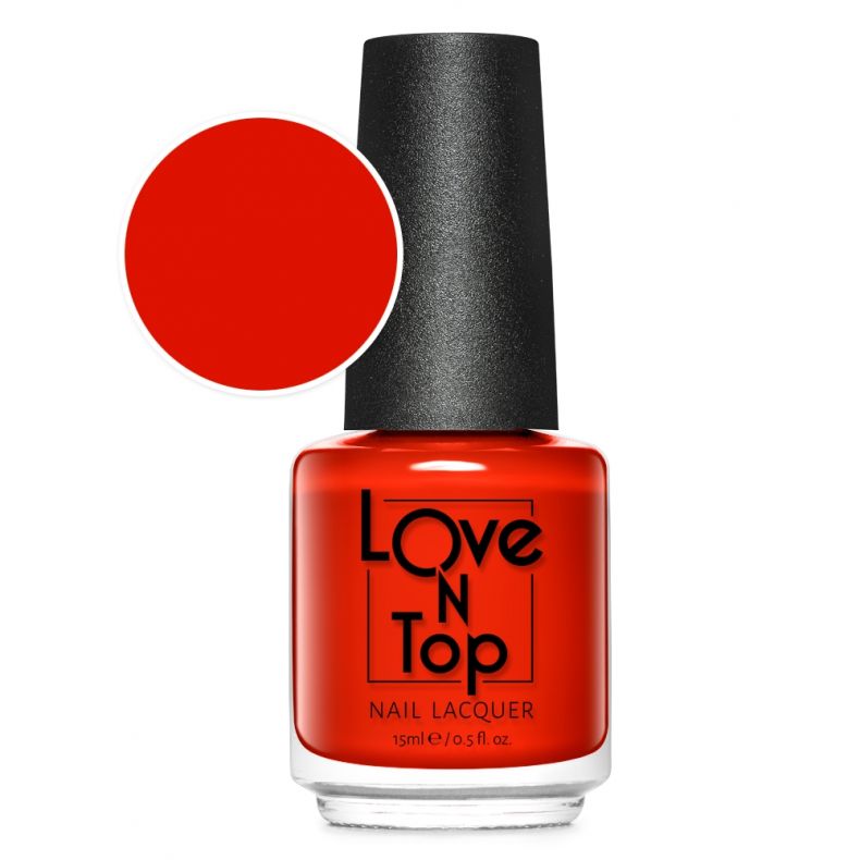 Roter Nagellack in einer 15 ml Flasche von Love N Top