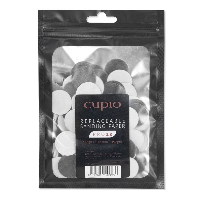 Cupio Set mit 100 Ersatzteilen für PRO20 # 150 Pedikürescheiben