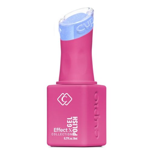 Flasche mit Cupio Effekt Gel Nagellack in kräftigem Pink, geeignet für LED und UV Anwendungen