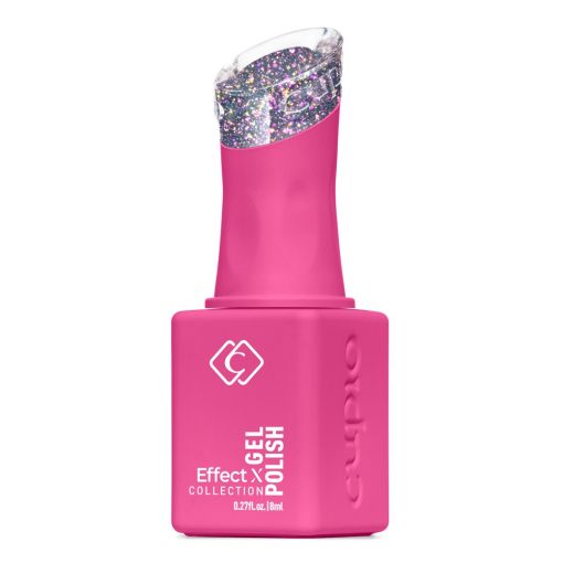 Flasche pinker Glitter UV-Gellack 8ml