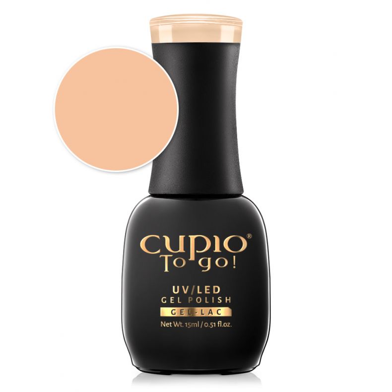 Cupio To go! UV/LED Gel Polish - 15ml Flasche in Nude Farbe