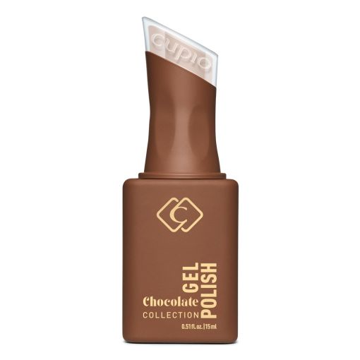 Brauner Cupio Gel Nagellack aus der Chocolate Collection, 15ml Flasche