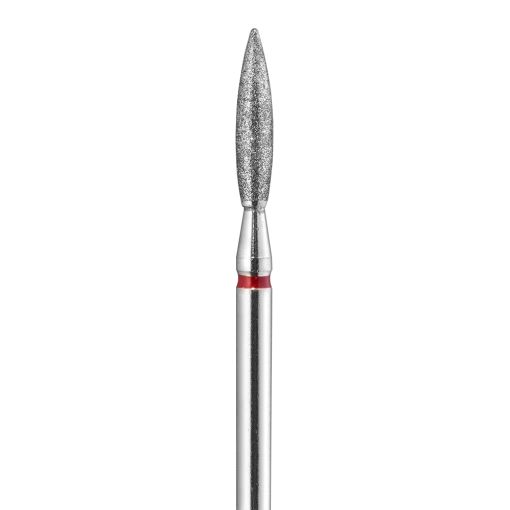 Cupio Sharp Flame Nagelhaut Fräser Diamant Bit Rot 2.3