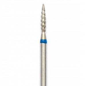 Diamant Fräserbit D319018 - Flame (Blau) Dünn Tornado