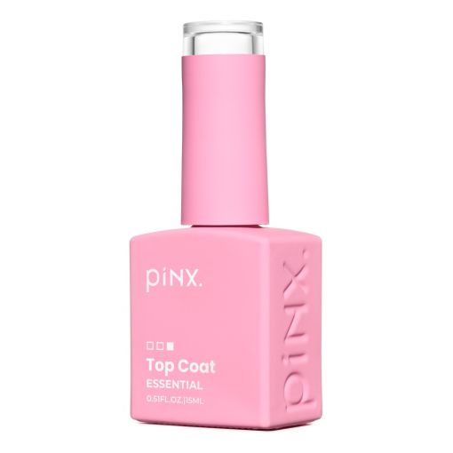 Flasche piNx Top Coat Essential Nagellack 15ml in Rosa